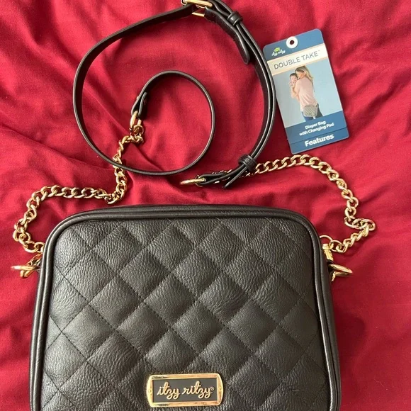 Itzy Ritzy | Bags | Itzy Ritzy Black Quilted Baby Bag With  display picture 1